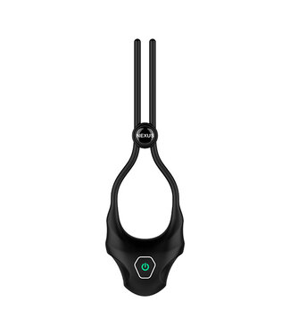 Nexus Nexus - Forge Vibrating Adjustable Lasso Silicone Cock Ring Black