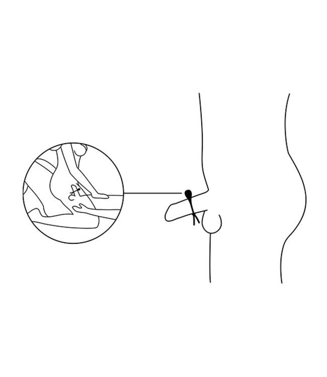 Nexus - Forge Vibrating Adjustable Lasso Silicone Cock Ring Black