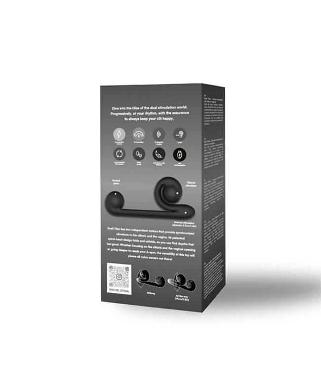 Snail Vibe - Vibrator Zwart