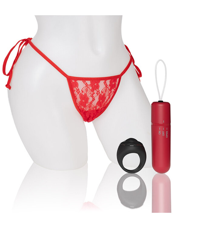 The Screaming O - My Secret Screaming O 4T Panty Vibe Red