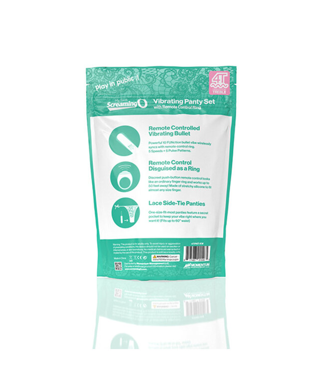 The Screaming O - My Secret Screaming O 4T Panty Vibe Kiwi