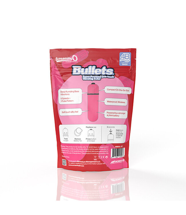 The Screaming O - 4B Bullet Strawberry