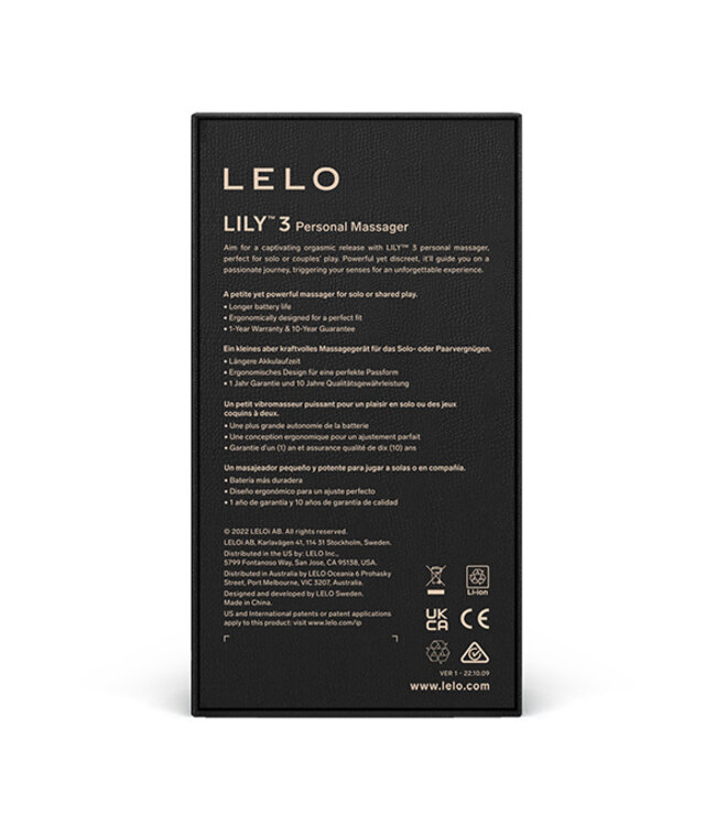 Lelo - Lily 3 Personal Massager Dark Plum