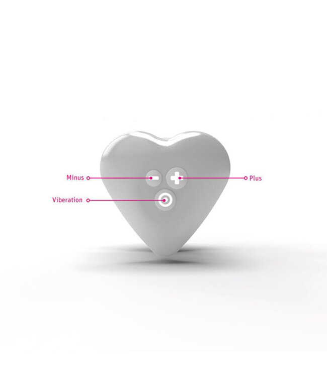 Mystim - Hearts Desire Lay-On Vibrator Roze