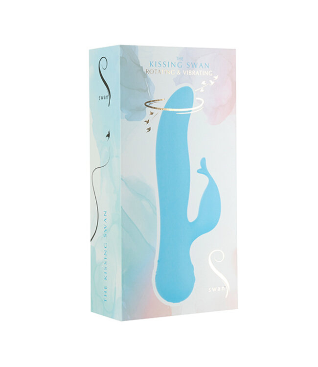 Swan - The Kissing Swan Rotating & Vibrating Blue