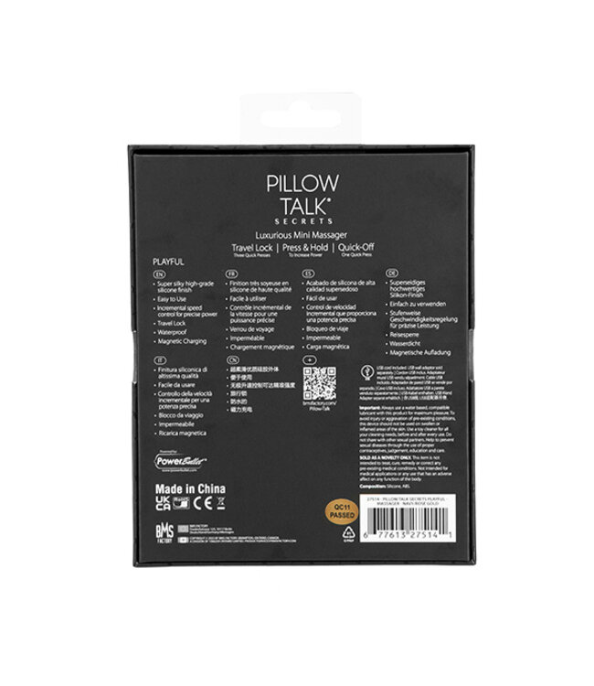 Pillow Talk - Secrets Playful Clitoral Vibrator Blauw