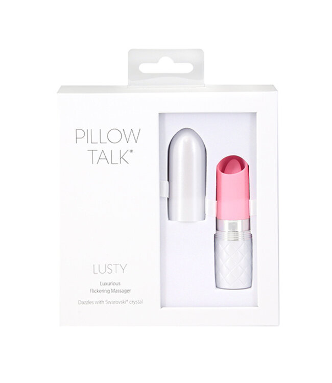 Pillow Talk - Lusty Luxurious Flickering Massager Roze