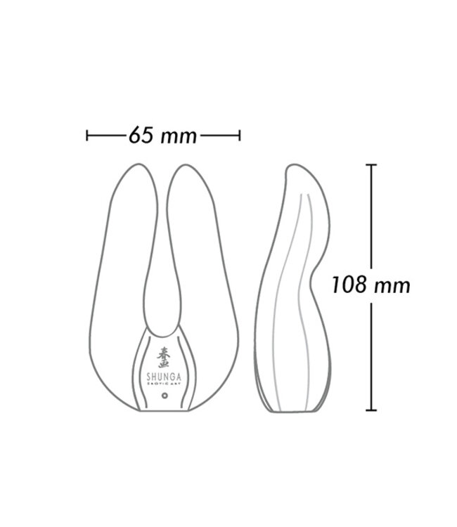 Shunga - Aiko Intimate Massager Raspberry