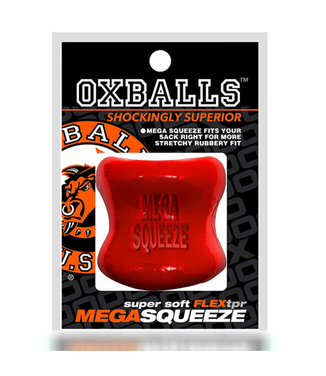 Oxballs - Mega Squeeze Ergofit Ballstretcher Red