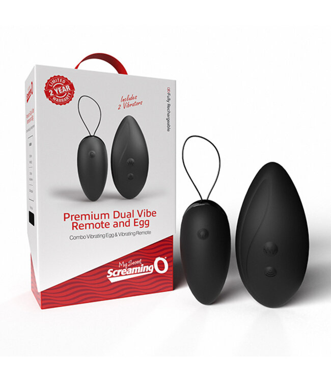The Screaming O - Premium Dual Vibe Remote & Egg