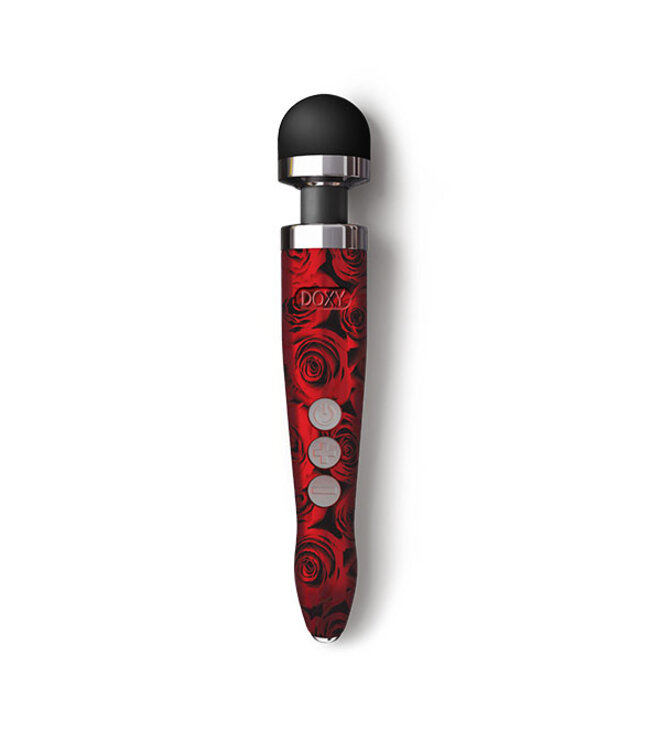 Doxy - Die Cast 3R Oplaadbare Wand Massager Rose Pattern