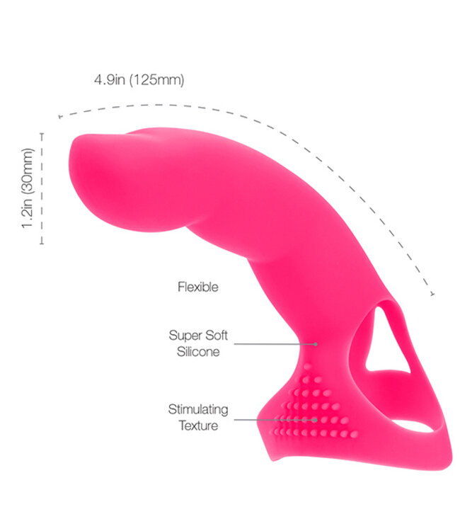PowerBullet - Extra Touch Finger Dong Roze