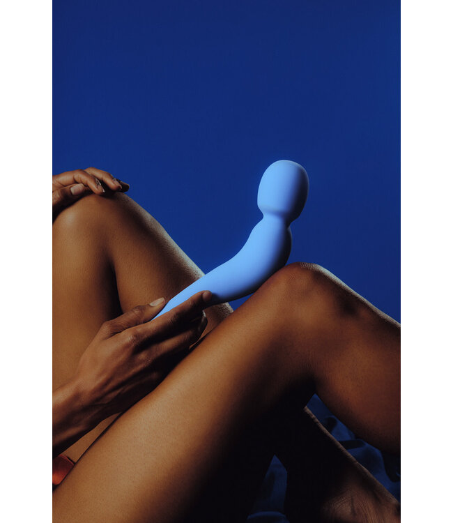 Dame Products - Com Wand Massager Blauw