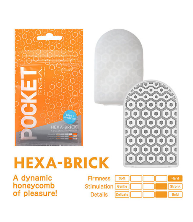 Tenga - Pocket Stroker Hexa-Brick
