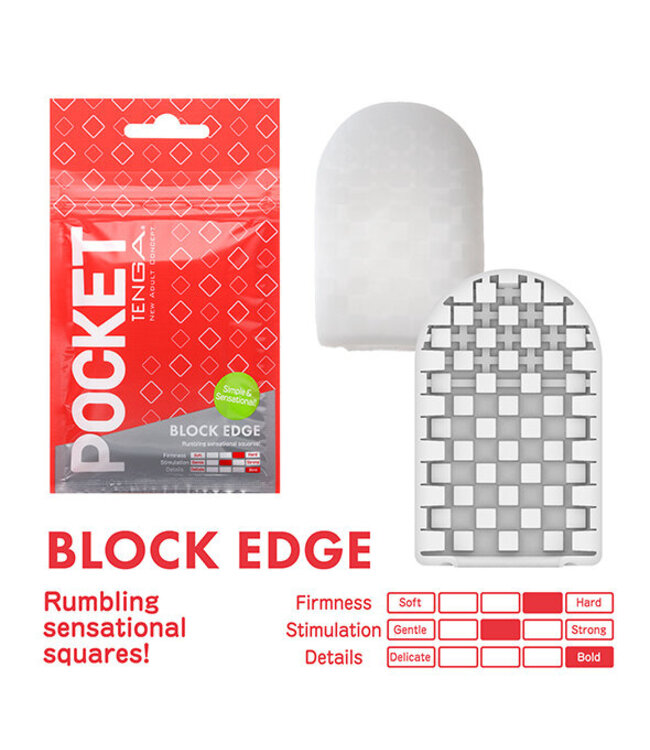 Tenga - Pocket Stroker Block Edge
