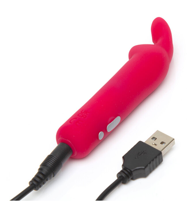 Happy Rabbit - Oplaadbare Vibrerende Bullet Roze