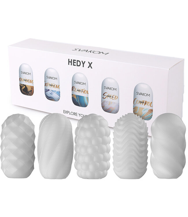 Svakom - Hedy X Masturbator 5-pack Mixed Textures