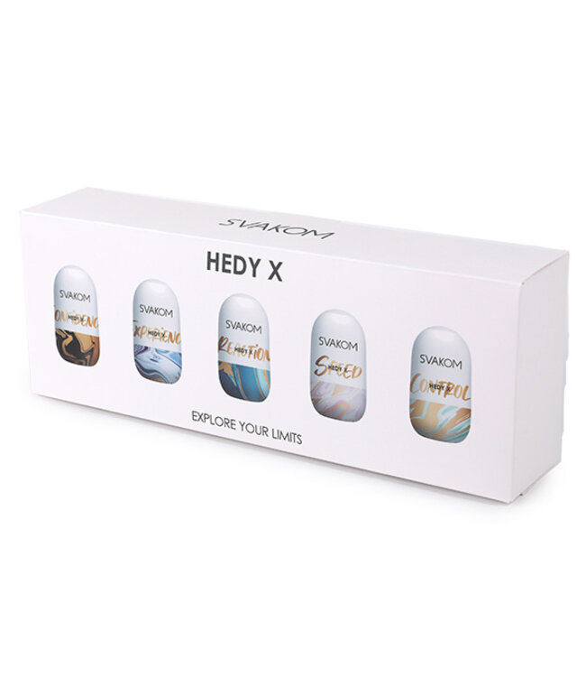 Svakom - Hedy X Masturbator 5-pack Mixed Textures