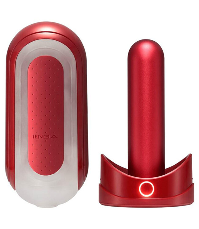 Tenga - Flip Zero 0 Red and Flip Warmer Set
