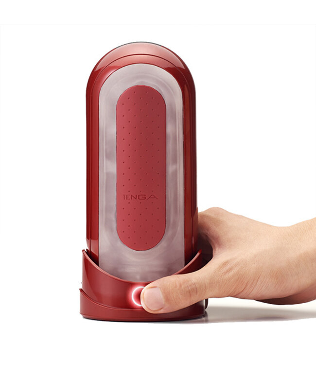 Tenga - Flip Zero 0 Red and Flip Warmer Set