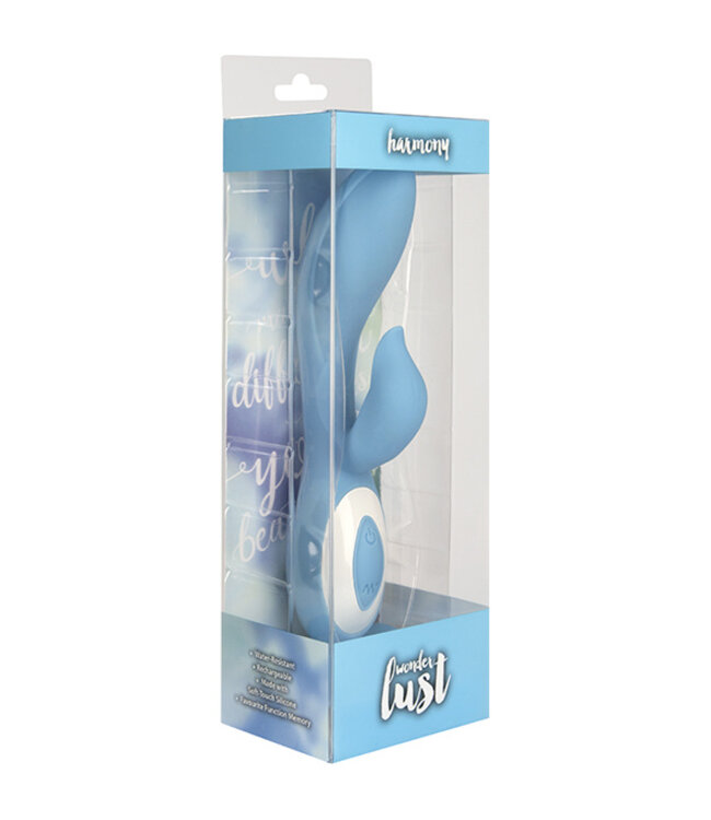 Wonderlust - Harmony Oplaadbare Dual Massager Blauw