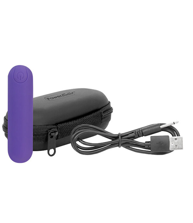 PowerBullet - Essential Power Bullet Vibrator met Case 9 Standen Paars