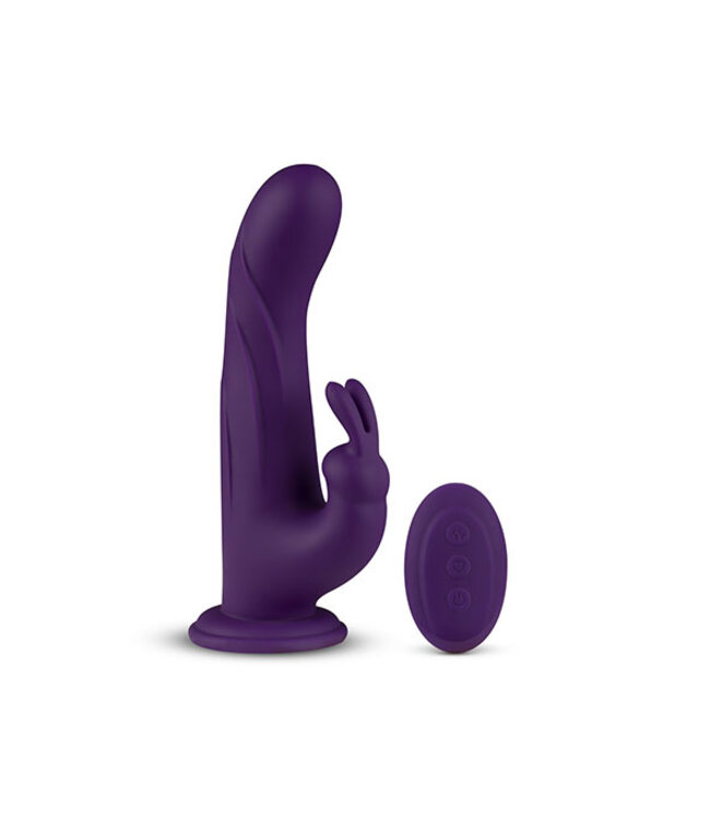 FeelzToys - Whirl-Pulse Roterende Rabbit Vibrator & Afstandsbediening Paars