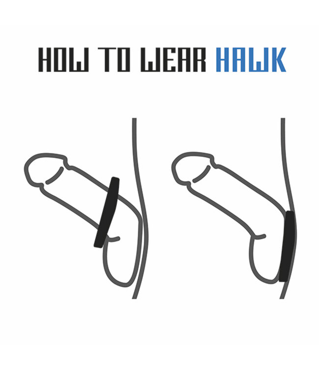 Velv'Or - Rooster Hawk Flaming Crest Cock Ring