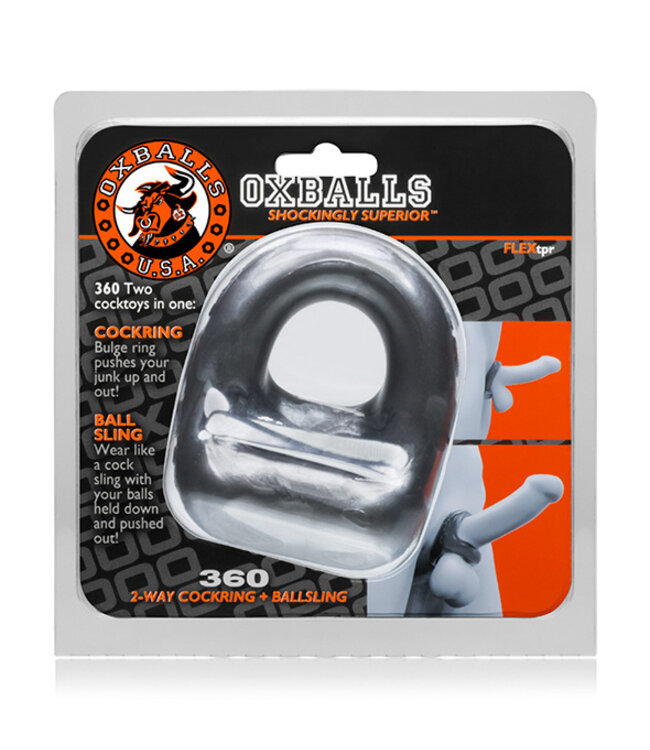 Oxballs - 360 Cockring & Ballsling Grijs