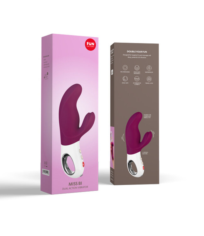 Fun Factory - Miss Bi Dual Vibrator Paars Wit