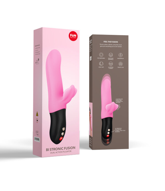 Fun Factory - Bi Stronic Fusion Dual Pulsator Roze