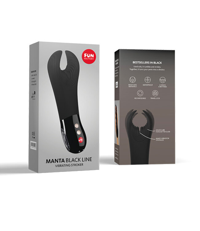 Fun Factory - Manta Masturbator Zwart