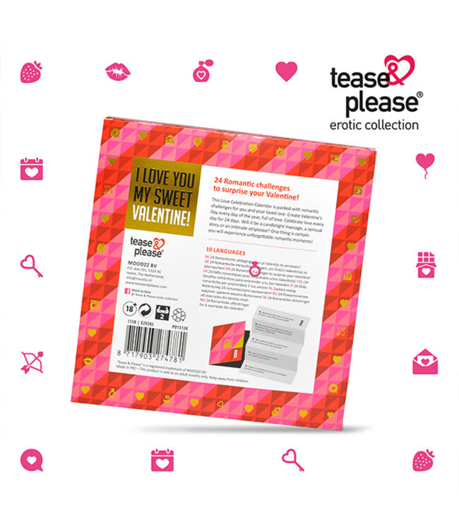 Valentijn Advent Kalendar (NL-DE-EN-FR-ES-IT-PL-RU-SE-NO)