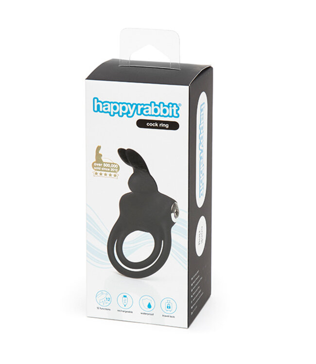 Happy Rabbit - Stimulerend USB Oplaadbare Rabbit Love Ring