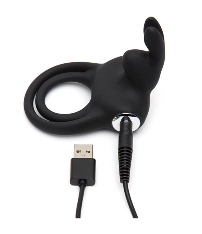 Happy Rabbit - Stimulerend USB Oplaadbare Rabbit Love Ring