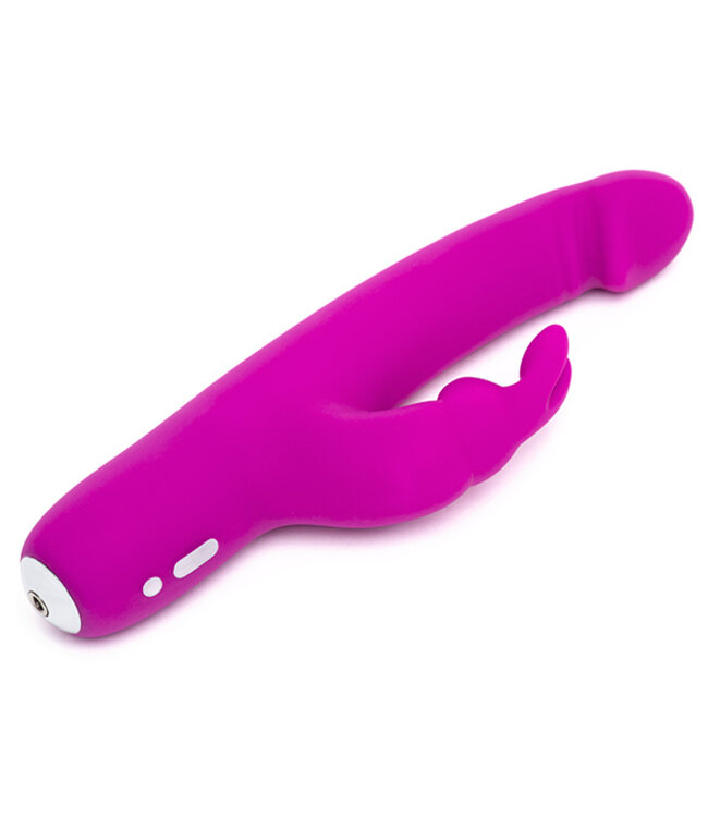Happy Rabbit - Slimline Realistic Rabbit Vibrator Paars