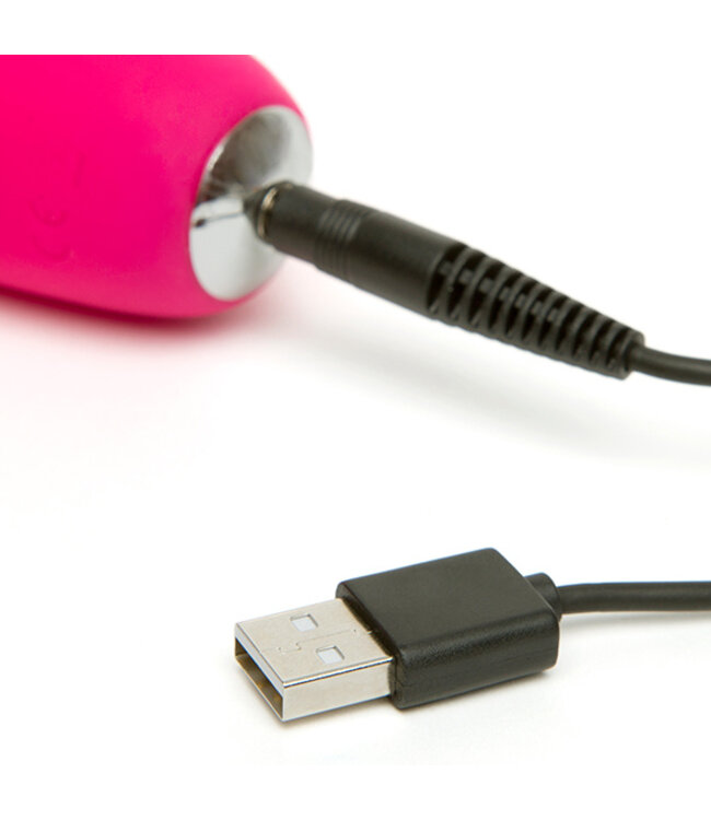 Happy Rabbit - Slimline Curve Rabbit Vibrator Roze