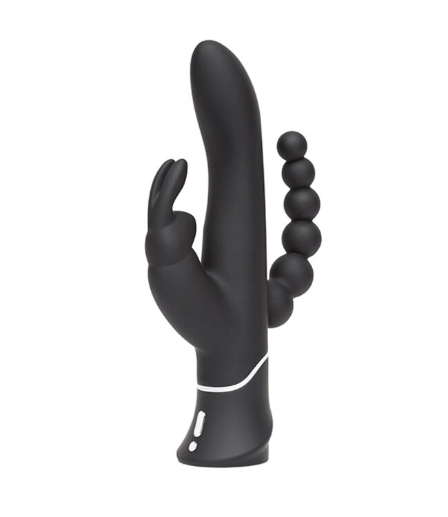 Happy Rabbit - Triple Curve Rabbit Vibrator Zwart