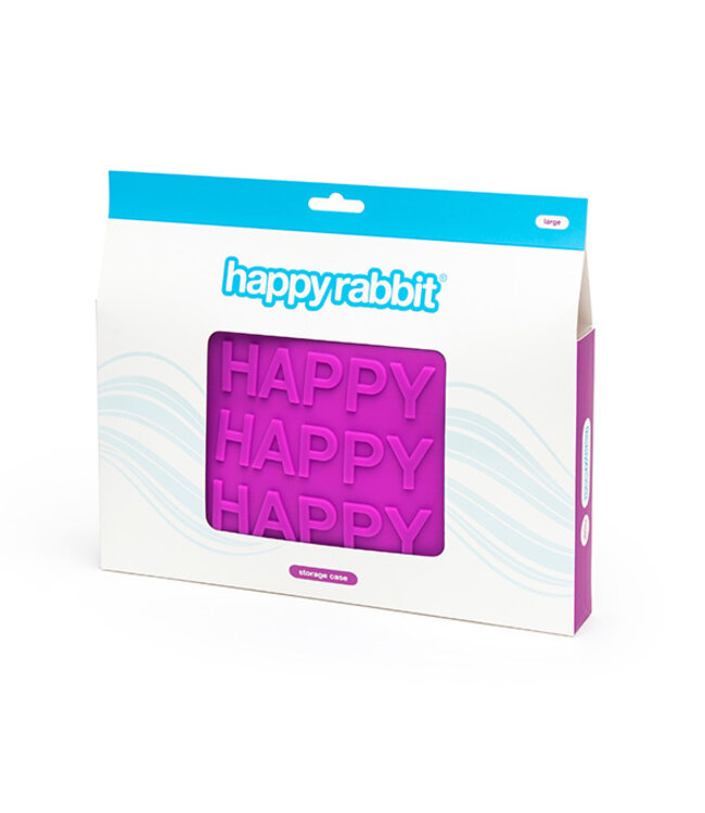 Happy Rabbit - HAPPY Opbergtas met Rits Groot Paars