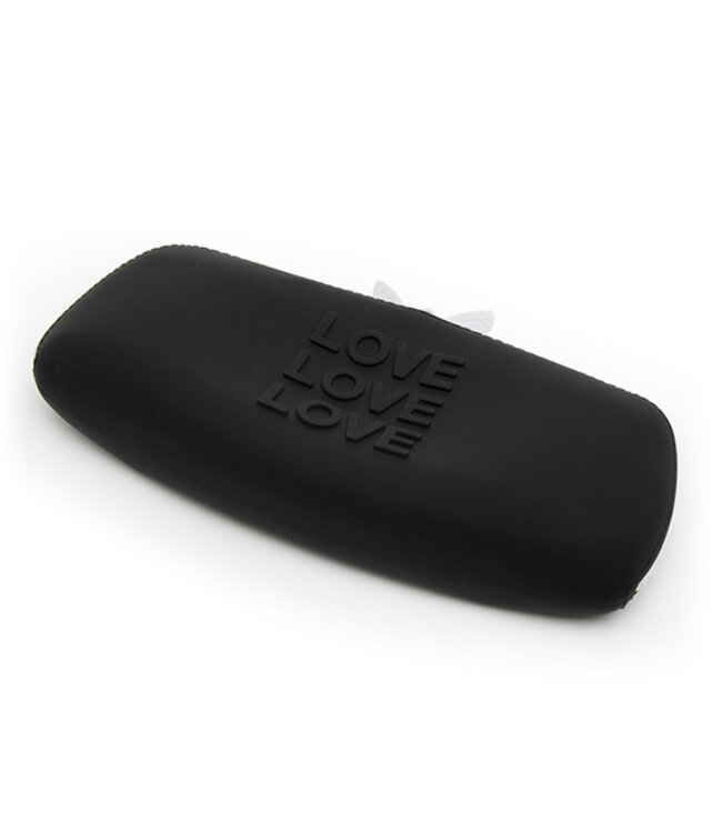 Happy Rabbit - LOVE Opbergtas met Rits Medium Zwart