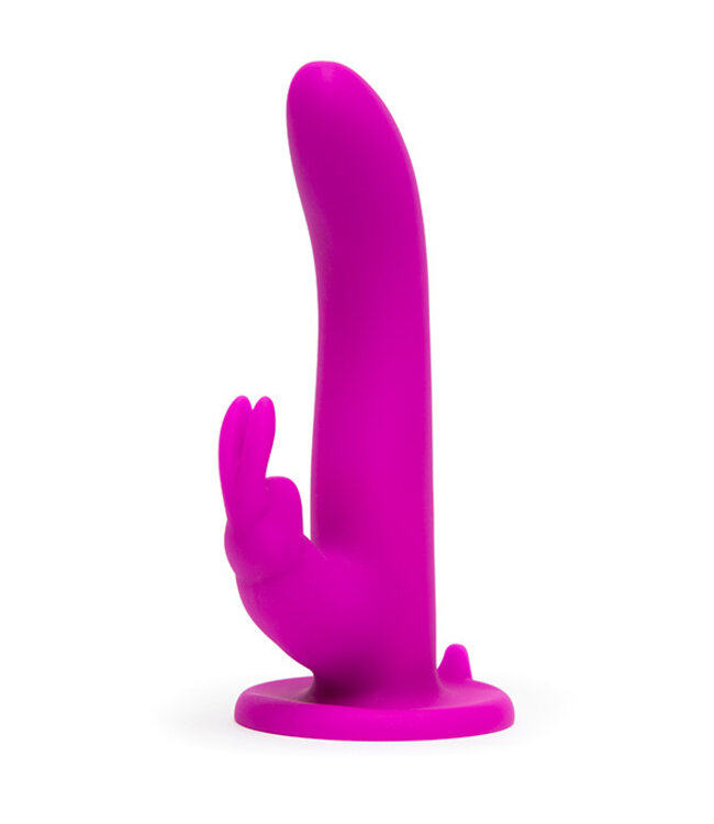Happy Rabbit - Vibrating Strap-On Harness Set Paars