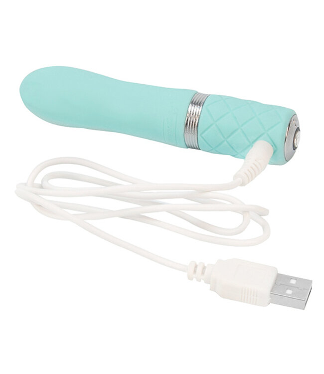 Pillow Talk - Flirty Mini Massager Blauwgroen