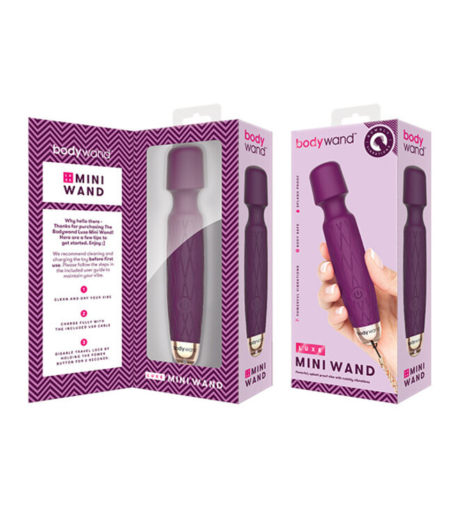 Bodywand - Luxe Mini USB Wand Vibrator Paars
