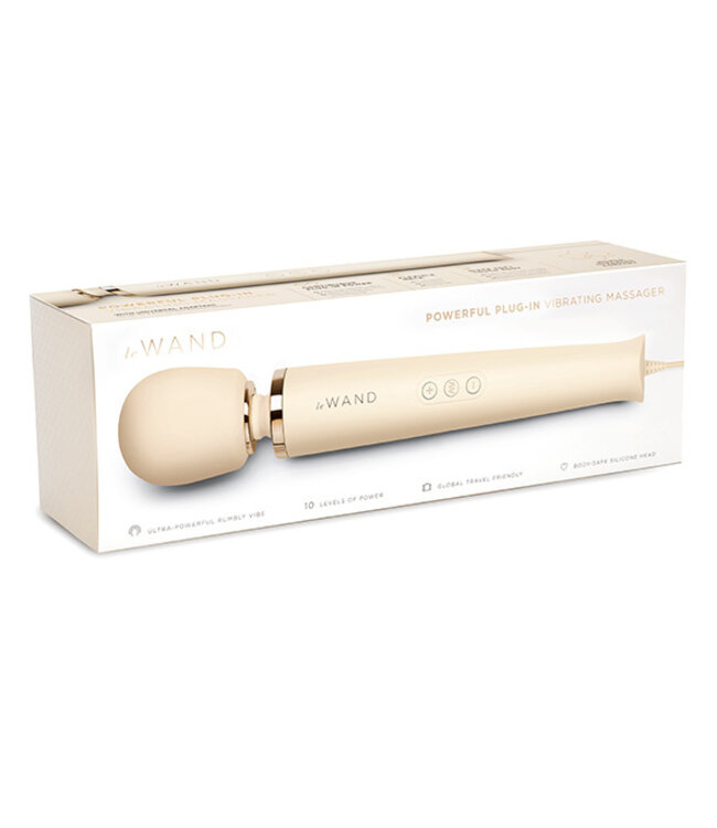 Le Wand - Krachtige Plug-In Vibrerende Massager Creme