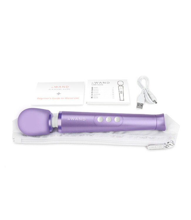 Le Wand - Petite Oplaadbare Vibrerende Massager Paars