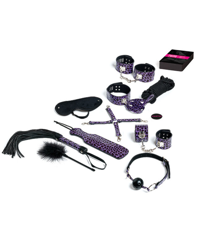 Master & Slave Bondage Spel Paars (NL-EN-DE-FR-ES-IT-SE-NO-PL-RU)