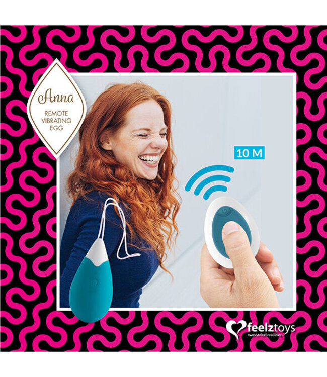 FeelzToys - Anna Vibrerend Ei Remote Donker Groen