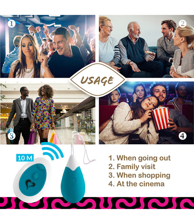 FeelzToys - Anna Vibrerend Ei Remote Donker Groen