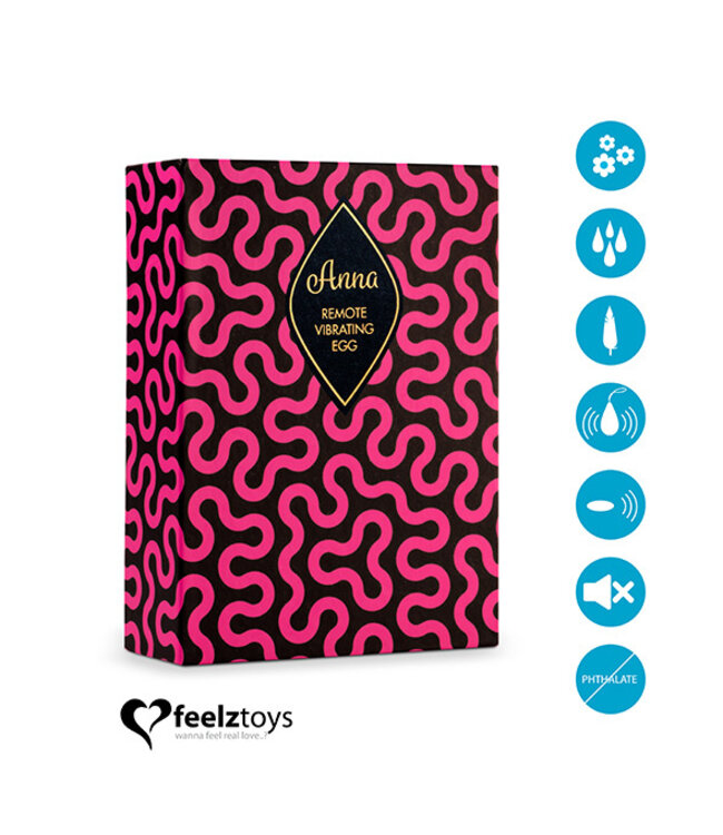 FeelzToys - Anna Vibrerend Ei Remote Donker Groen