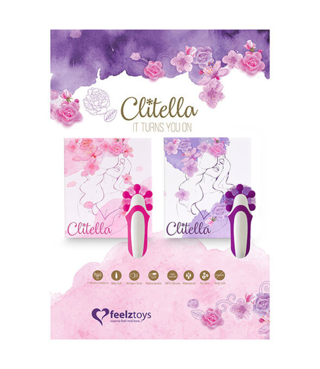 FeelzToys - Clitella Oral Clitorale Stimulator Roze